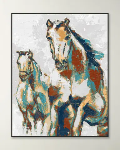 Wendover Art Group "Wild Horses" Giclée on Gallery-Wrapped Canvas | Thumbnail 4