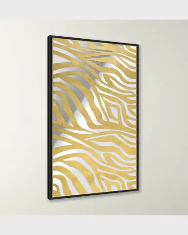 Wendover Art Group Gilded Gold Leaf Zebra Mirror | Thumbnail 3 Wendover Art Group Gilded Gold Leaf Zebra Mirror | Thumbnail 3