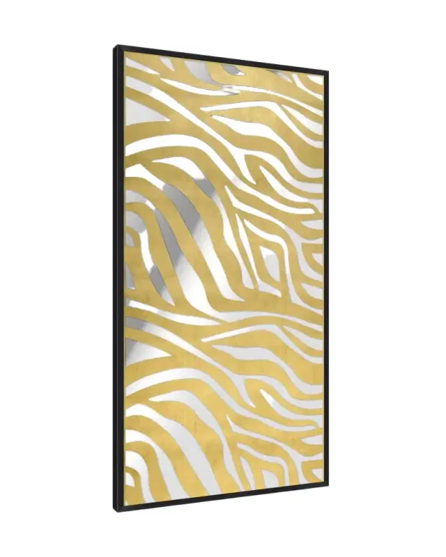 Wendover Art Group Gilded Gold Leaf Zebra Mirror