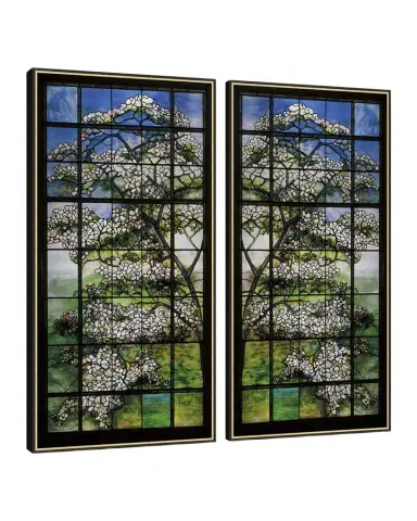 Wendover Art Group "Window to Cherry Blossoms" Diptych Giclee | Thumbnail 1 Wendover Art Group "Window to Cherry Blossoms" Diptych Giclee | Thumbnail 1