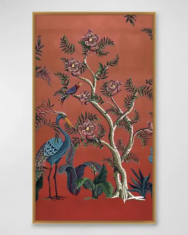 Wendover Art Group "Fuchsia Chinoiserie 2" Giclee Wall Art | Thumbnail 3 Wendover Art Group "Fuchsia Chinoiserie 2" Giclee Wall Art | Thumbnail 3