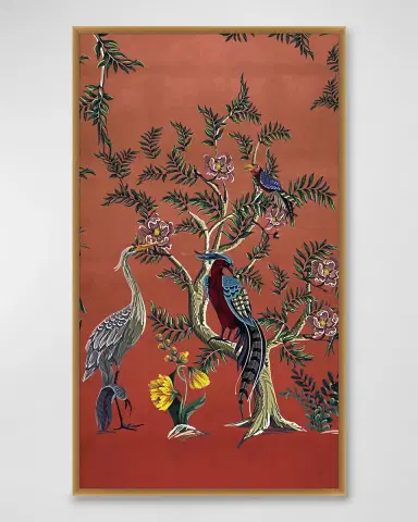 Wendover Art Group "Fuchsia Chinoiserie 1" Giclee Wall Art | Thumbnail 3 Wendover Art Group "Fuchsia Chinoiserie 1" Giclee Wall Art | Thumbnail 3