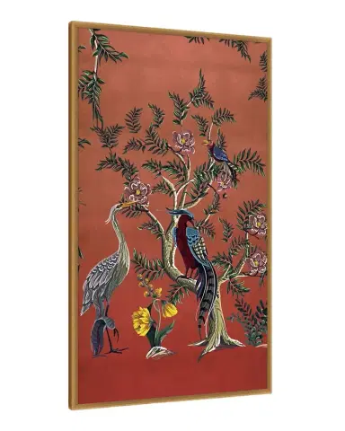 Wendover Art Group "Fuchsia Chinoiserie 1" Giclee Wall Art | Thumbnail 1 Wendover Art Group "Fuchsia Chinoiserie 1" Giclee Wall Art | Thumbnail 1