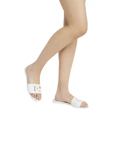 Dolce & Gabbana Cut-Out DG Rubber Sandals | Thumbnail 1