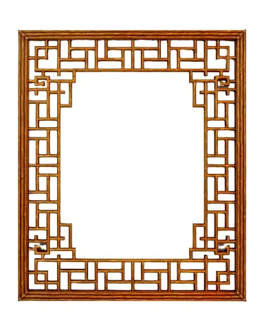Friedman Brothers 7230 Bamboo Wall Mirror | Thumbnail 1