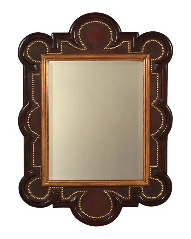 Friedman Brothers 7026 Crackled Wood Wall Mirror - 56"
