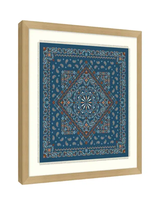 Wendover Art Group "Bandana Collection 3" Framed Giclee