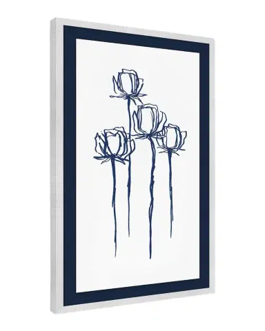 Wendover Art Group "Navy Rose 2" Framed Giclee | Thumbnail 1 Wendover Art Group "Navy Rose 2" Framed Giclee | Thumbnail 1