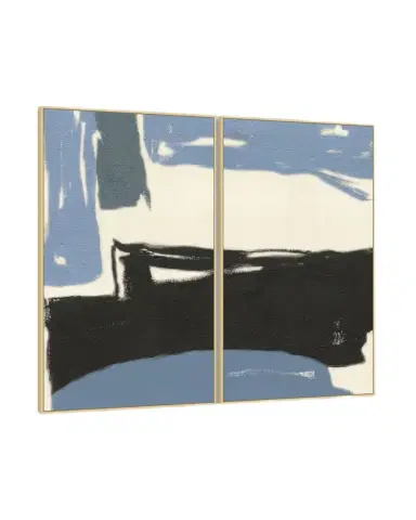 Wendover Art Group "Black and Blue 1 & 2" Framed Giclee Wall Art | Thumbnail 1 Wendover Art Group "Black and Blue 1 & 2" Framed Giclee Wall Art | Thumbnail 1