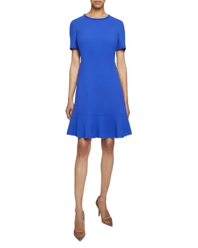Manta Fringe-Trim Tweed Mini Dress