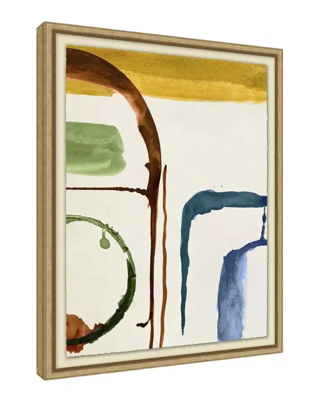 Wendover Art Group "Picnic Rings 2" Framed Giclee Wall Art