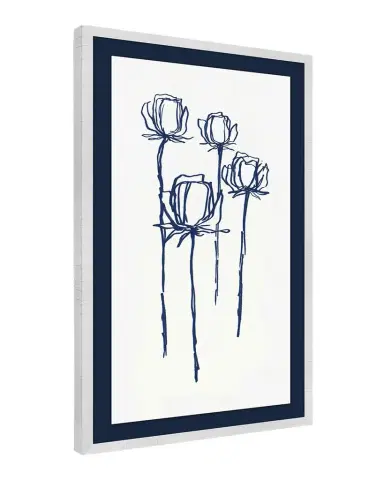 Wendover Art Group "Navy Rose 1" Framed Giclee | Thumbnail 1 Wendover Art Group "Navy Rose 1" Framed Giclee | Thumbnail 1
