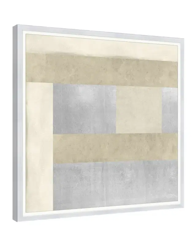 Wendover Art Group "Silver Maze 1" Framed Giclee