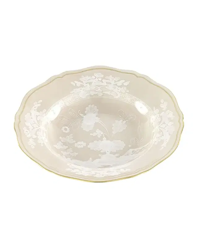 Ginori 1735 Oriente Italiano Soup Plate, Meringa