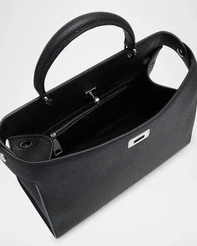 Michino Paris Lutece PM Grained Leather Top-Handle Bag | Thumbnail 3 Michino Paris Lutece PM Grained Leather Top-Handle Bag | Thumbnail 3