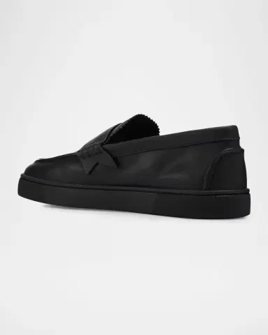 Christian Louboutin Men's The Harold I Reversed Leather Boat Shoes | Thumbnail 3