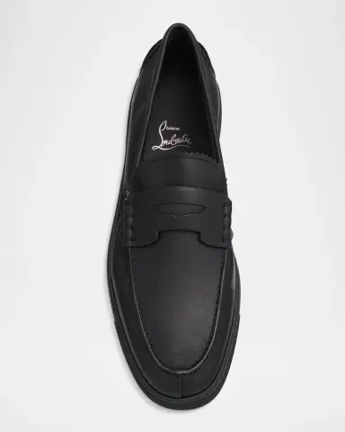 Christian Louboutin Men's The Harold I Reversed Leather Boat Shoes | Thumbnail 5