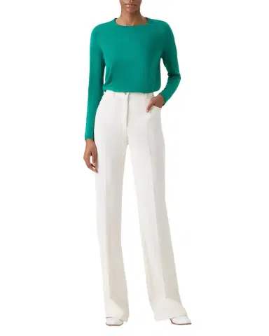 Akris Cashmere-Silk Fine Gauge Knit Sweater | Thumbnail 1