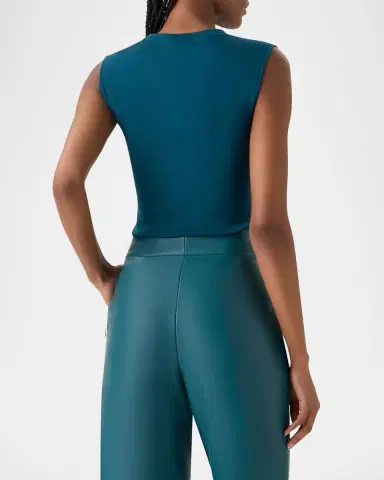 Akris Crewneck Stretch Silk Knit Top | Thumbnail 2