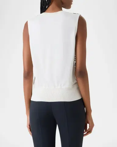Akris Dance Movements Sleeveless Silk Top | Thumbnail 2 Akris Dance Movements Sleeveless Silk Top | Thumbnail 2