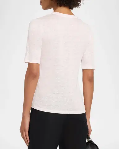 MAJESTIC FILATURES Scoop-Neck Stretch Linen Top | Thumbnail 2 MAJESTIC FILATURES Scoop-Neck Stretch Linen Top | Thumbnail 2