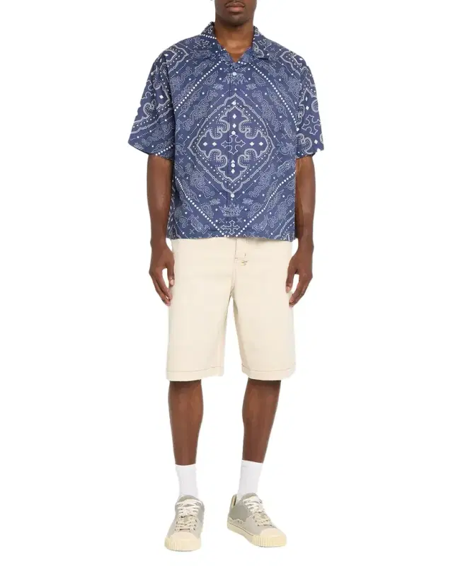 Men 's Paise Diner Cotton Short-Sleeve Shirt
