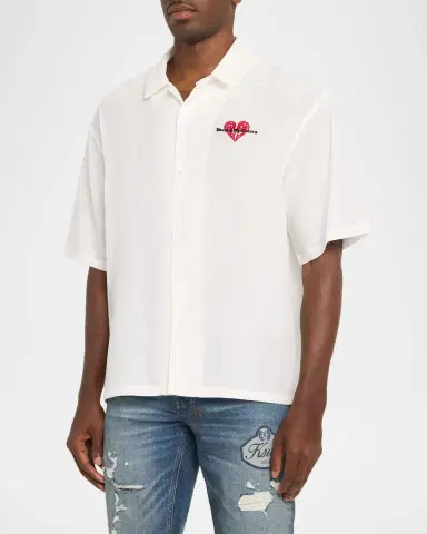 Ksubi Men 's Hbl Diner Cotton Short-Sleeve Shirt | Thumbnail 2