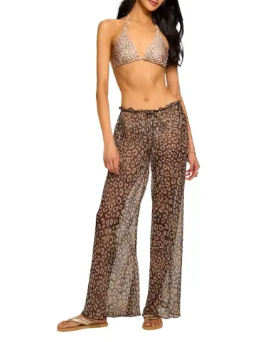 Ramy Brook Alayna Leopard Coverup Pants | Thumbnail 1 Ramy Brook Alayna Leopard Coverup Pants | Thumbnail 1