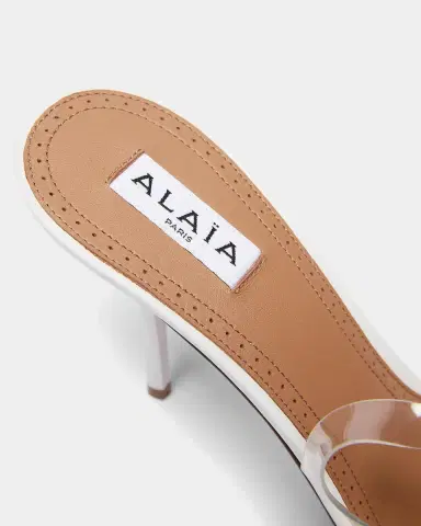 Alaïa 90mm Bloom Transparent Slingback Pumps | Thumbnail 7 Alaïa 90mm Bloom Transparent Slingback Pumps | Thumbnail 7