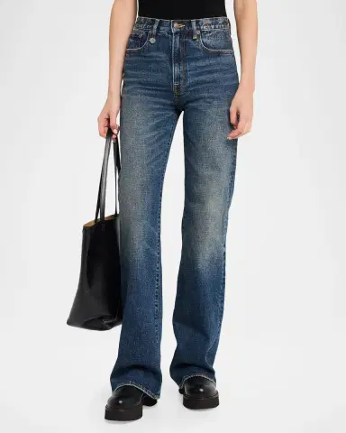 R13 Jane High-Rise Straight Jeans | Thumbnail 3 R13 Jane High-Rise Straight Jeans | Thumbnail 3