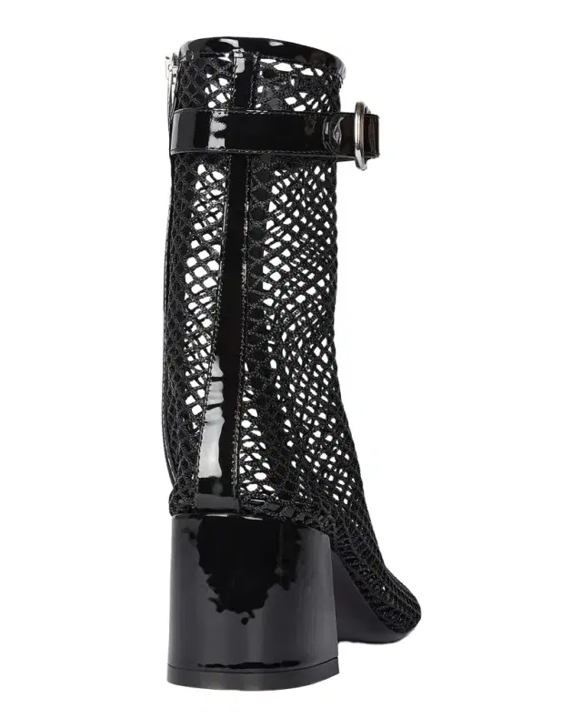 ALAIA 55mm Fishnet Ankle Booties