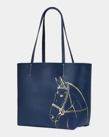 Gigi New York x Melissa Bamber Hunter Horse-Printed Leather Tote Bag | Thumbnail 2 Gigi New York x Melissa Bamber Hunter Horse-Printed Leather Tote Bag | Thumbnail 2