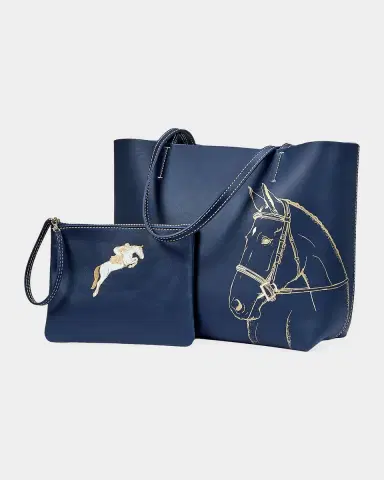 Gigi New York x Melissa Bamber Hunter Horse-Printed Leather Tote Bag | Thumbnail 4 Gigi New York x Melissa Bamber Hunter Horse-Printed Leather Tote Bag | Thumbnail 4