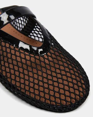 Alaïa Mesh Mary Jane Ballerina Mules | Thumbnail 2