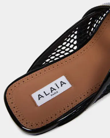 Alaïa Mesh Mary Jane Ballerina Mules | Thumbnail 5