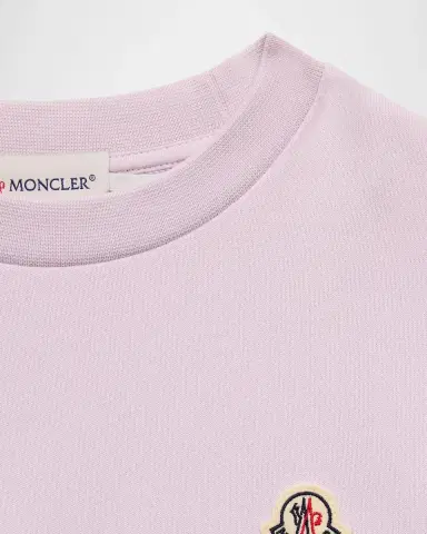 Moncler Girl's Cotton Sweatshirt Dress | Thumbnail 2 Moncler Girl's Cotton Sweatshirt Dress | Thumbnail 2