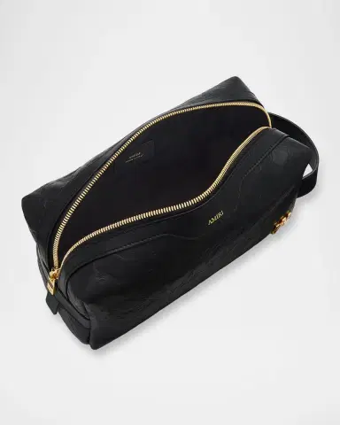 Amiri Men's Monogram Leather Pouch | Thumbnail 2 Amiri Men's Monogram Leather Pouch | Thumbnail 2