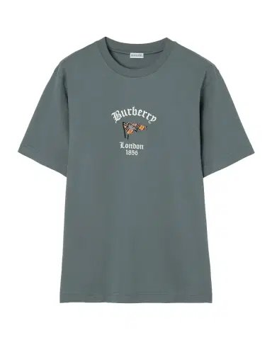 Burberry Men's Ryan Checked Flag Cotton T-Shirt | Thumbnail 3 Burberry Men's Ryan Checked Flag Cotton T-Shirt | Thumbnail 3