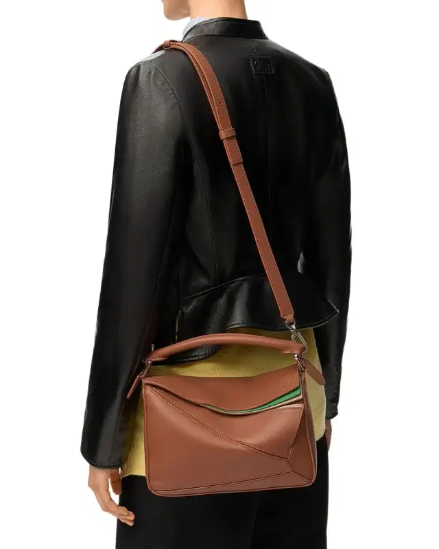 Loewe Puzzle Small Layered Top-Handle Bag