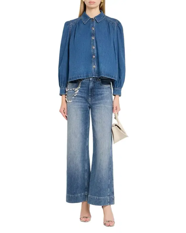 Cinq a Sept Lyla Denim Swing Jacket