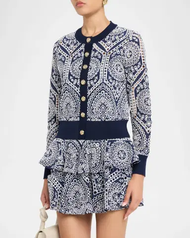 Generation Love Erin Cotton Eyelet Cardigan | Thumbnail 3 Generation Love Erin Cotton Eyelet Cardigan | Thumbnail 3