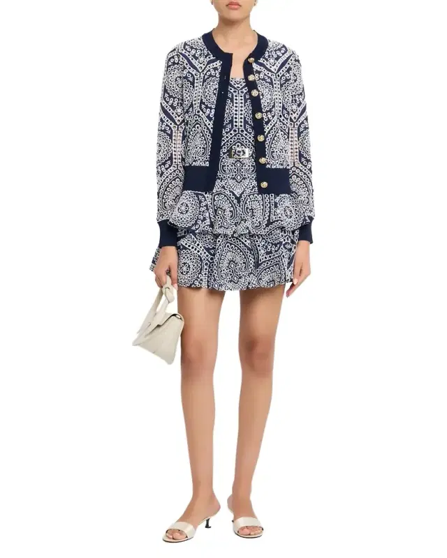 Erin Cotton Eyelet Cardigan