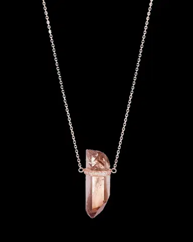 JIA JIA 14K Crystalline Smoky Quartz Necklace | Thumbnail 2