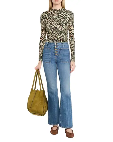 Ulla Johnson Paradis Ruched Long-Sleeve Top | Thumbnail 1