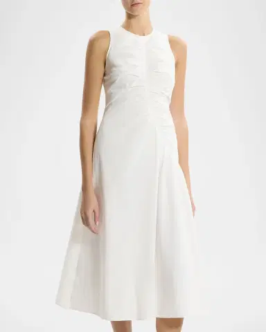 Theory Asymmetric Ruched Tank Dress | Thumbnail 3 Theory Asymmetric Ruched Tank Dress | Thumbnail 3