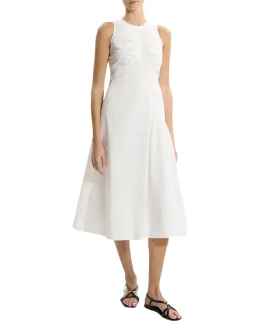 Theory Asymmetric Ruched Tank Dress | Thumbnail 1 Theory Asymmetric Ruched Tank Dress | Thumbnail 1