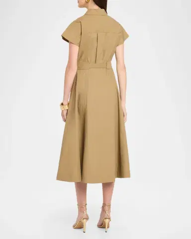 Cara Cara Sawyer Belted A-Line Midi Dress | Thumbnail 2 Cara Cara Sawyer Belted A-Line Midi Dress | Thumbnail 2