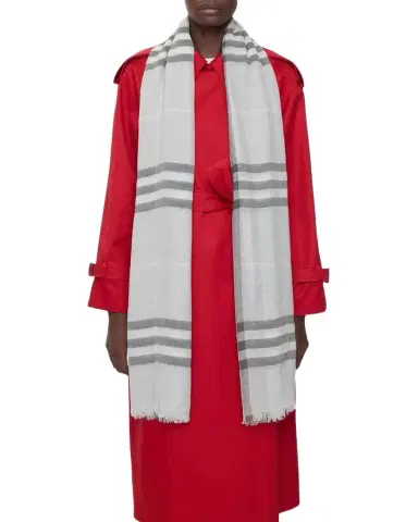 Burberry Men's Wool Giant Check Scarf | Thumbnail 1 Burberry Men's Wool Giant Check Scarf | Thumbnail 1