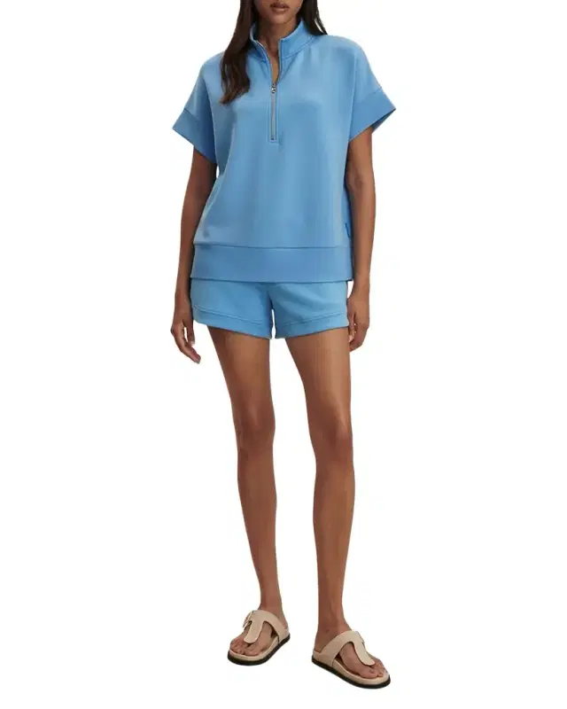 Ritchie Short-Sleeve Half-Zip Sweatshirt