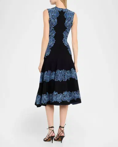 Ulla Johnson Iona Sleeveless Jacquard Knit Midi Dress | Thumbnail 2